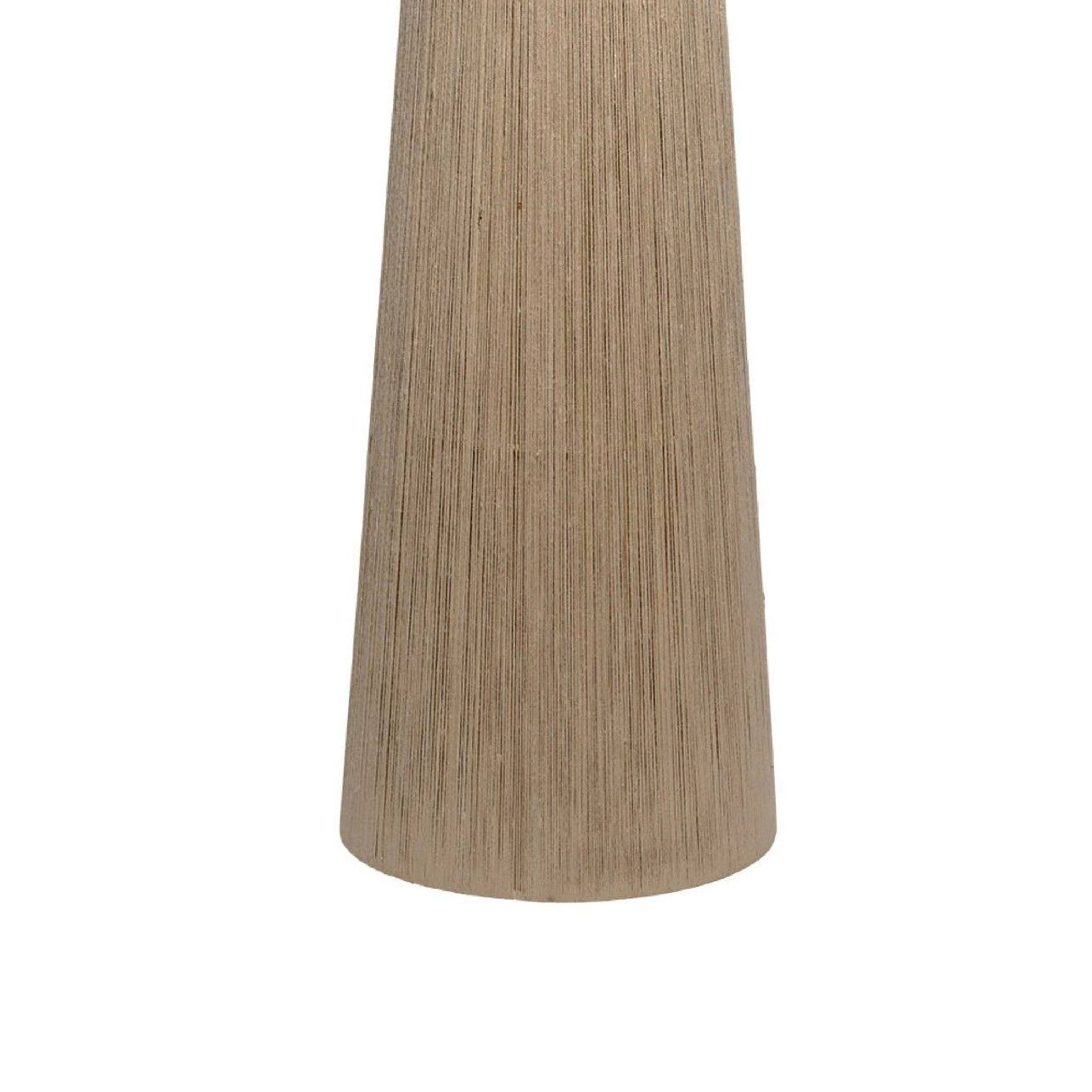 Back. Manhattan Lane - Teny Accent Floor Lamp, Tapered Shade, Jute Wrapped Base 61 Inch.