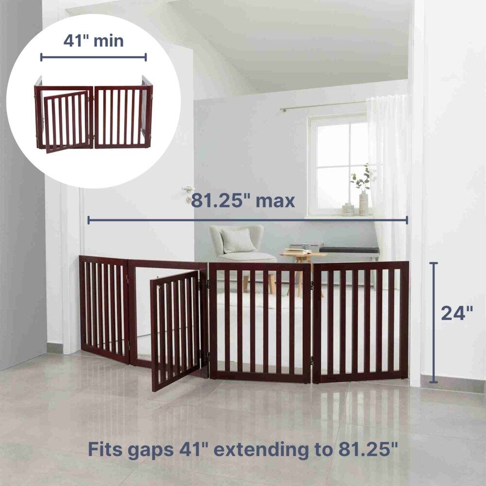 41" min  
81.25" max  
24"  
Fits gaps 41" extending to 81.25"