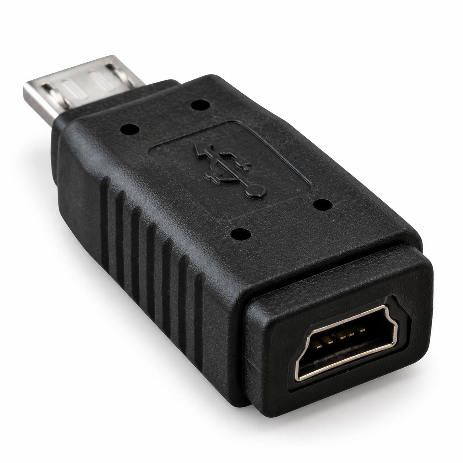 Sanoxy Micro B Male to Mini B Female Adapter Black - Best Buy