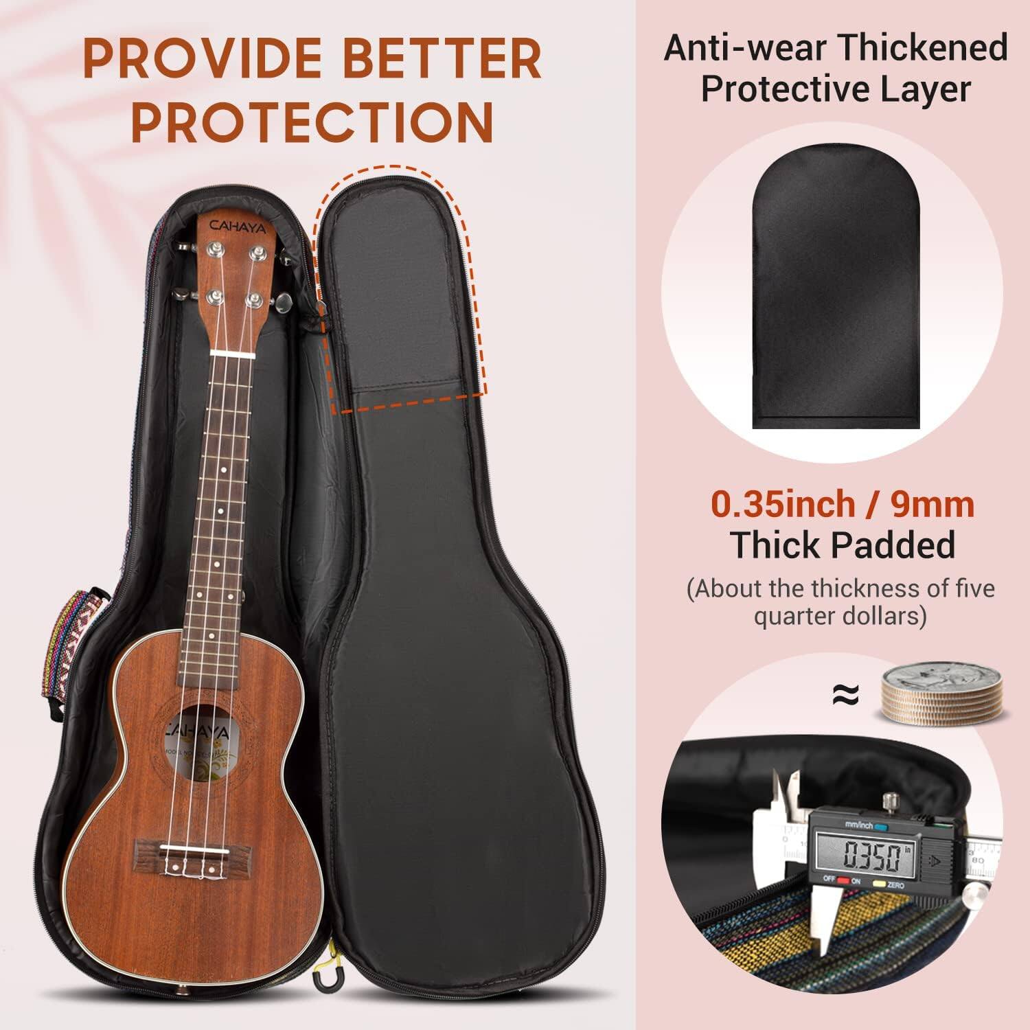 PROVIDE BETTER PROTECTION

Anti-wear Thickened Protective Layer

0.35inch / 9mm Thick Padded (About the thickness of five quarter dollars)
