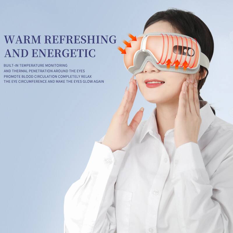 WARM REFRESHING AND ENERGETIC

BUILT-IN TEMPERATURE MONITORING AND THERMAL PENETRATION AROUND THE EYES PROMOTE BLOOD CIRCULATION COMPLETELY RELAX THE EYE CIRCUMFERENCE AND MAKE THE EYES GLOW AGAIN