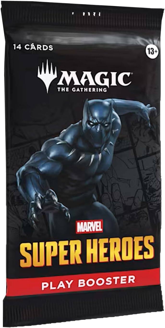 14 CARDS 13+ MAGIC THE GATHERING MARVEL SUPER HEROES PLAY BOOSTER