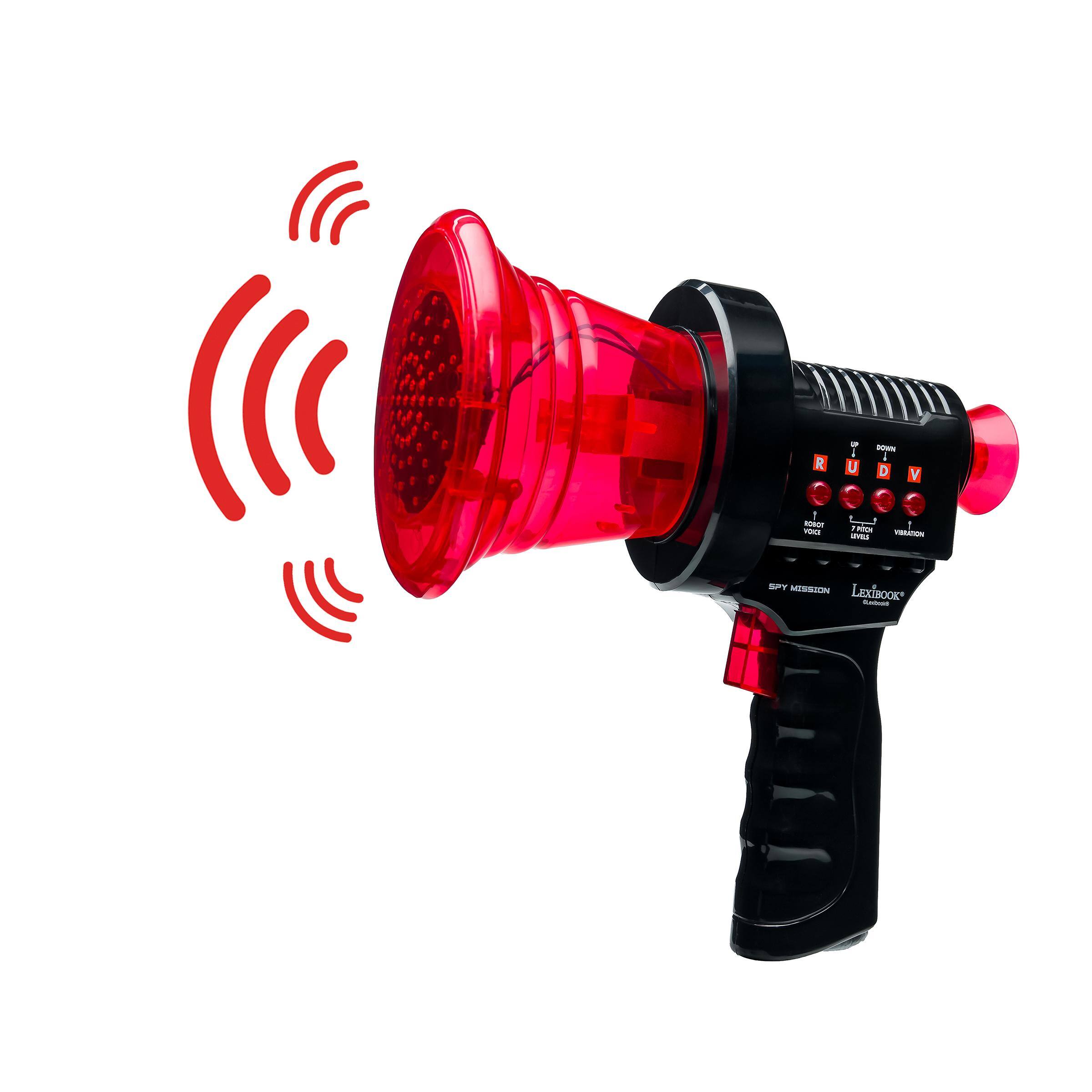 Lexibook Voice changer with 2 voice modes. 7 pitch levels and light ...