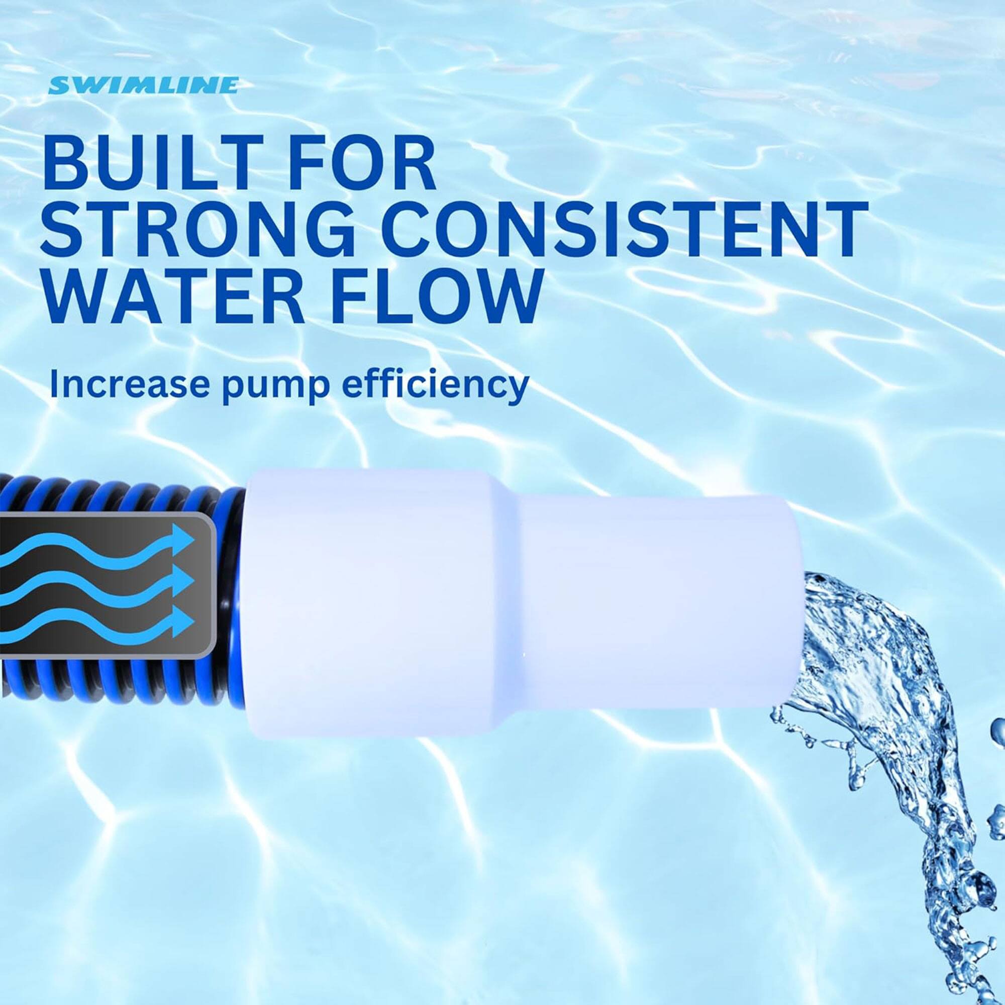 SWIMLINE

BUILT FOR STRONG CONSISTENT WATER FLOW

Increase pump efficiency