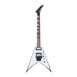 Jackson - JS Series King V JS32 6 String White with Black Bevels Electric Guitar