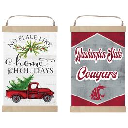 Jardine - Washington State Cougars 12" x 20" Reversible Banner Sign - White