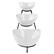 Alt View 3. Elama - Elama 3 Tier Oval Bowl Porcelain Serveware Set - White.