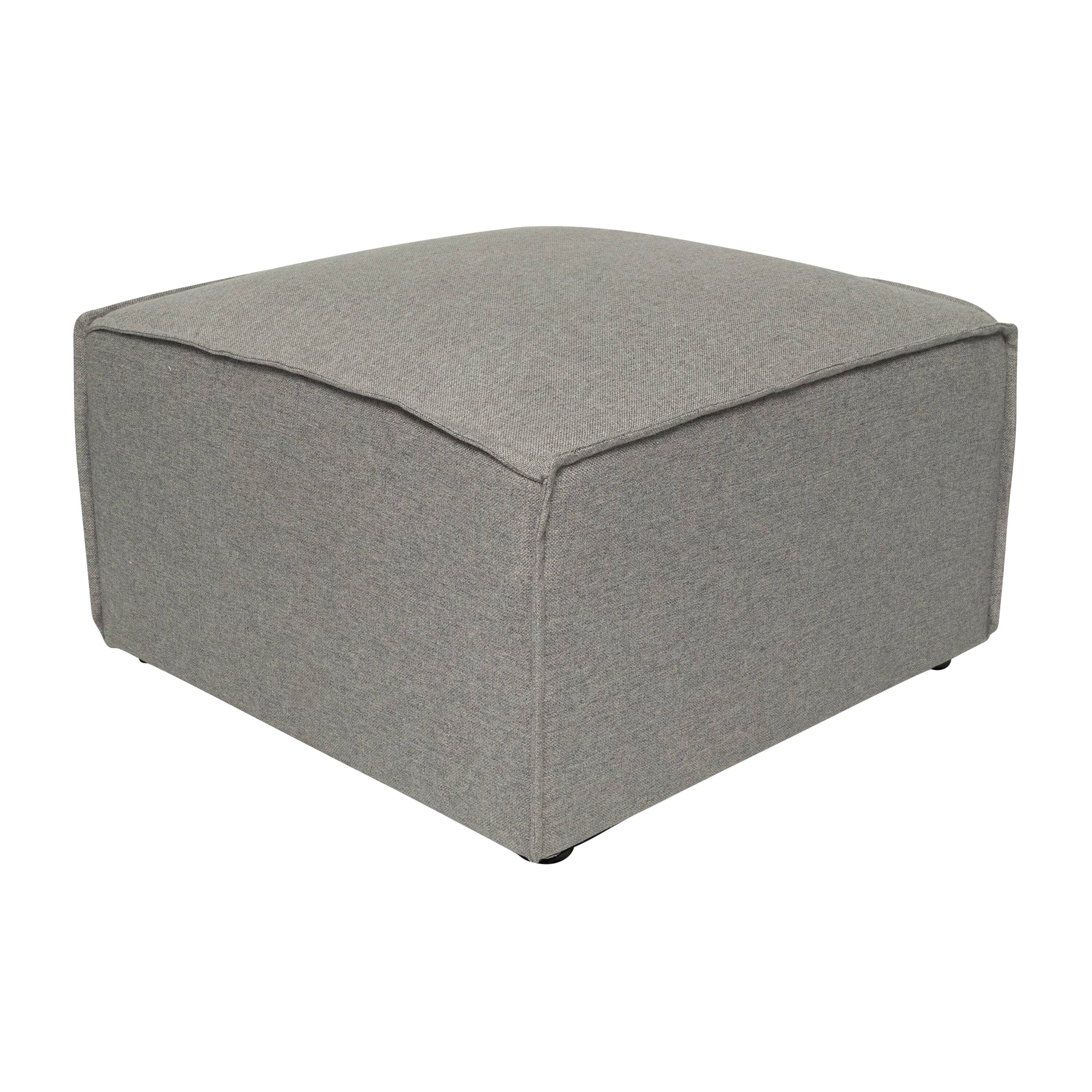 Alt View 1. Emma + Oliver - Farmount Modular Ottoman Footrest - Gray.