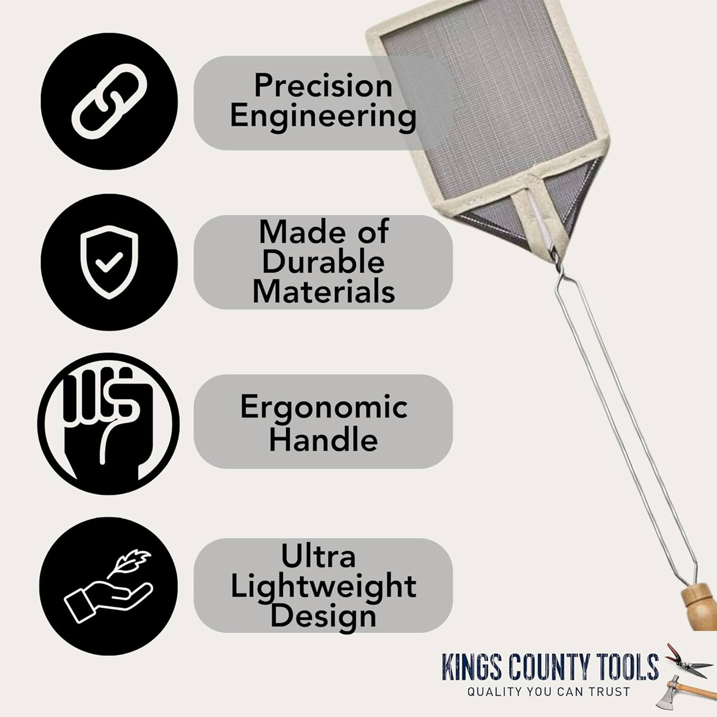 - Precision Engineering
- Made of Durable Materials
- Ergonomic Handle
- Ultra Lightweight Design

KINGS COUNTY TOOLS  
QUALITY YOU CAN TRUST