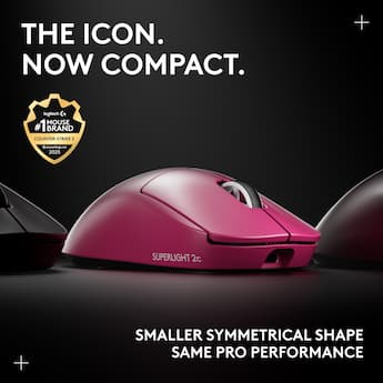 Logitech PRO X SUPERLIGHT 2c LIGHTSPEED Lightweight Compact Logitech PRO X SUPERLIGHT 2c LIGHTSPEED Lightweight Compact