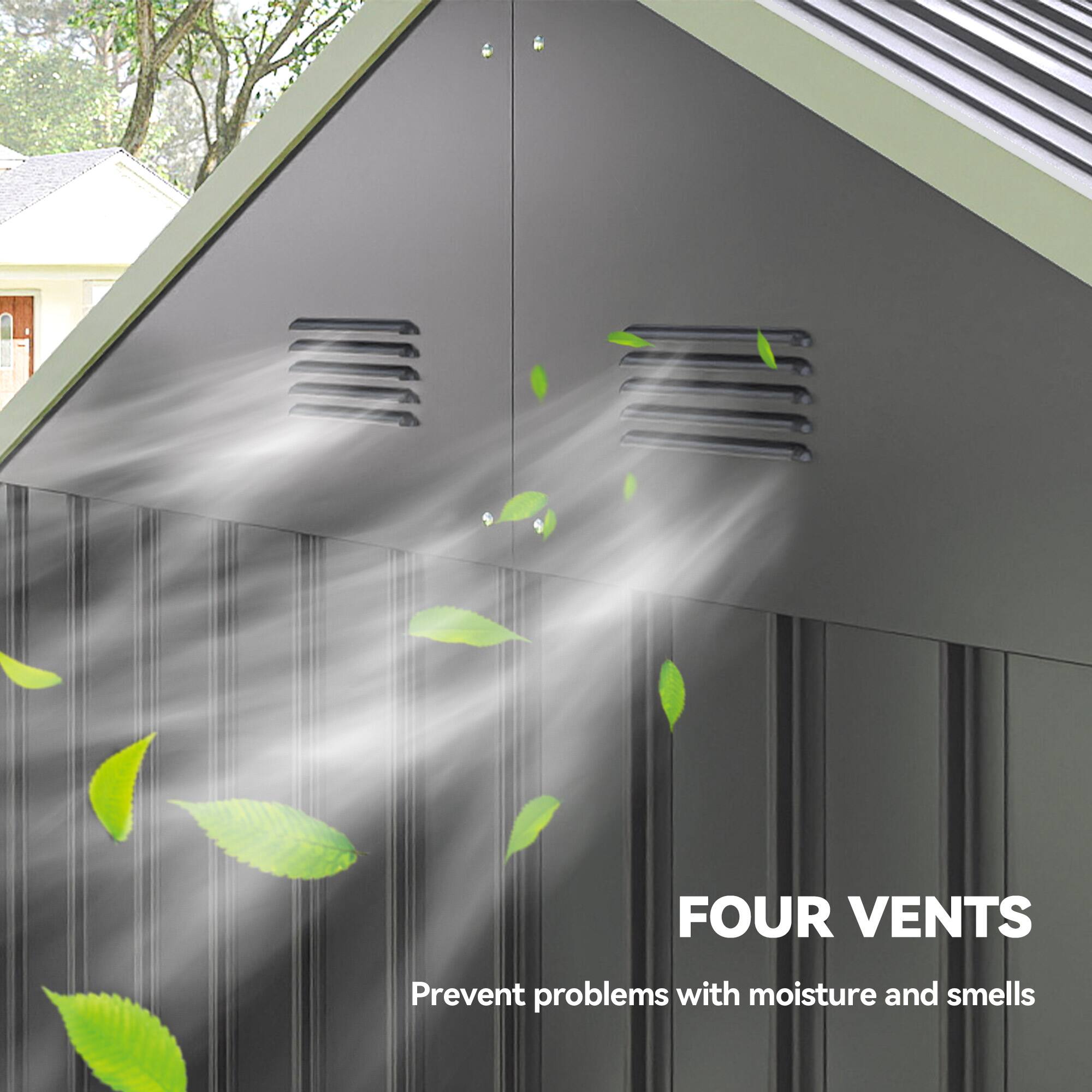 FOUR VENTS  
Prevent problems with moisture and smells