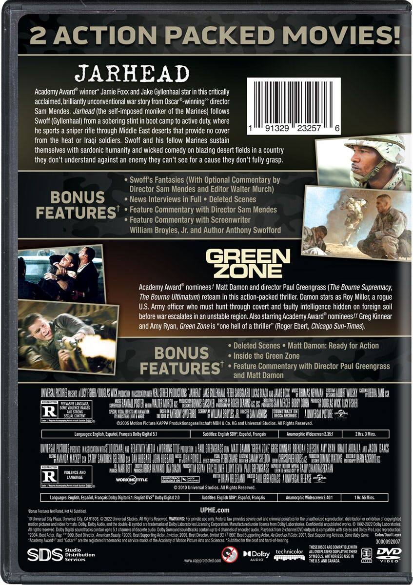 Back. Jarhead/Green Zone (DVD Double Feature) [DVD].