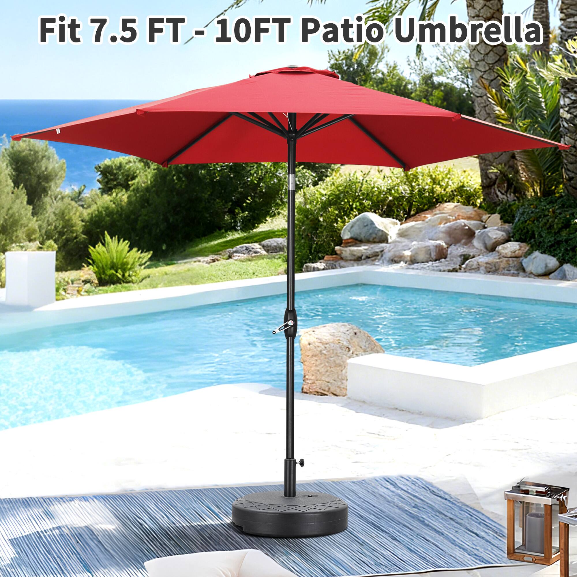 Fit 7.5 FT - 10FT Patio Umbrella