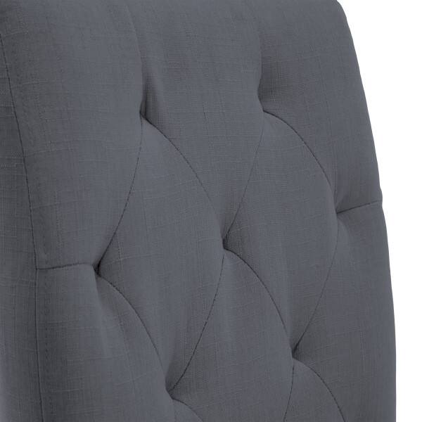 Alt View 2. Finch - Finch Westport Tufted Dining Chair, Set of 2, Gray - Gray.