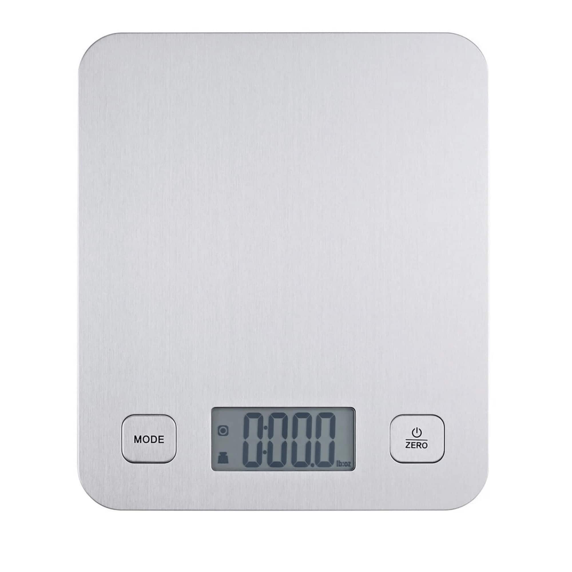 Mainstays - Stainless Steel Digital Battery-Powered Kitchen Scale