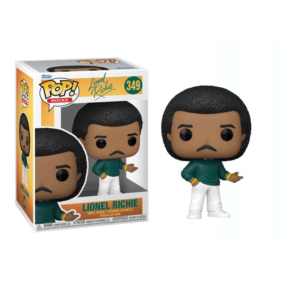 Fy FUAAR Funko POP! Lionel Richie 349 ROCKS E LIONEL RICHIE FIGURINE EN VINYLE FIGURE J VINYL DE VINI FIGURA OE ASPOA ADVERTENCIA PELIGRO a - DTOUFFEMENT A - -e - A ATTENTION: DANGER .  - A nohing_to_cbe HORRD e . - WARNING DO0G . - - - A . - Tet - . - - Sa on - M