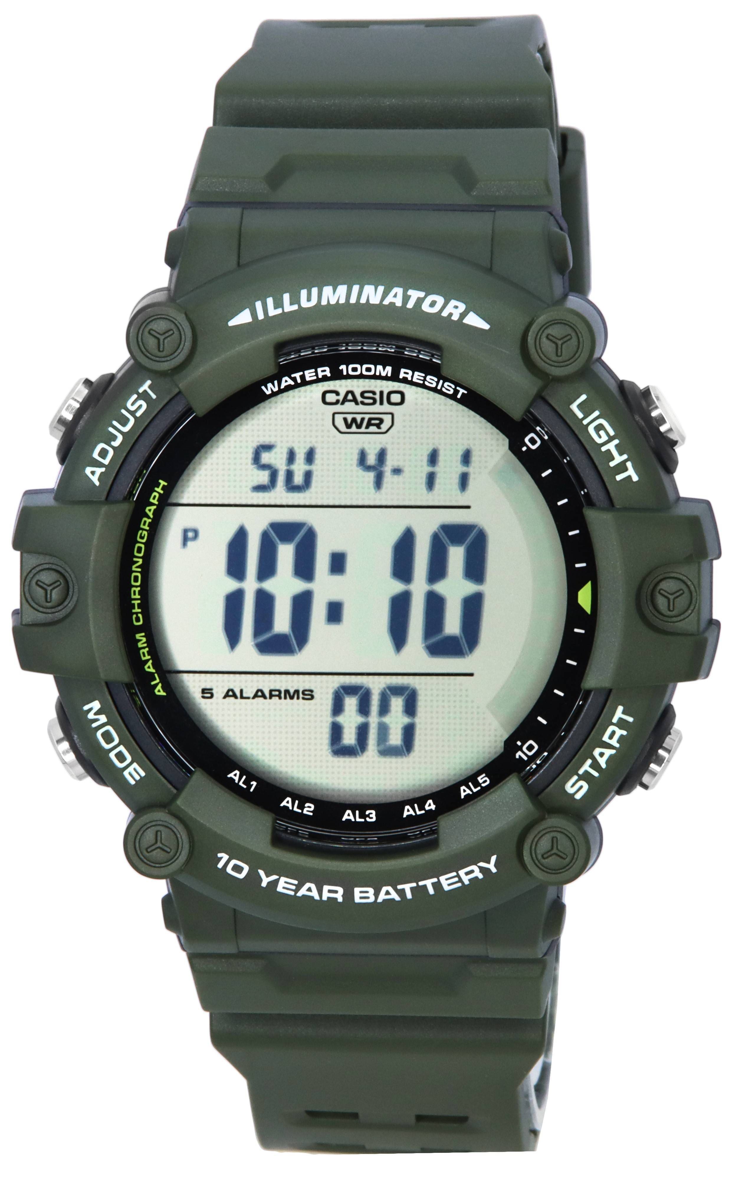 Casio - Standard Digital Quartz AE-1500WHX-3A AE1500WHX-3 100M Men's Watch - Gray