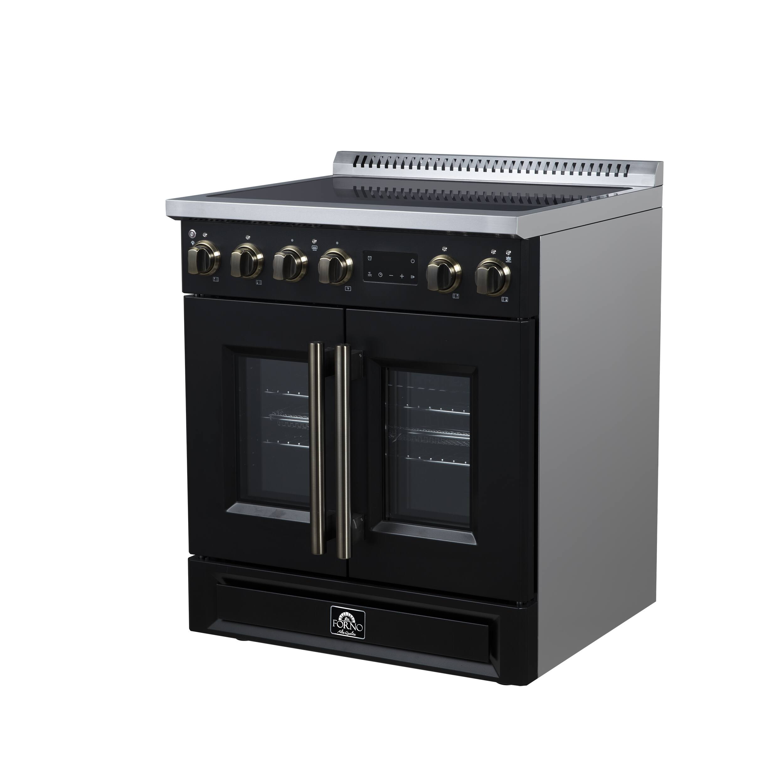 Forno Appliances Torino 30 in. Freestanding French Door Induction Range ...