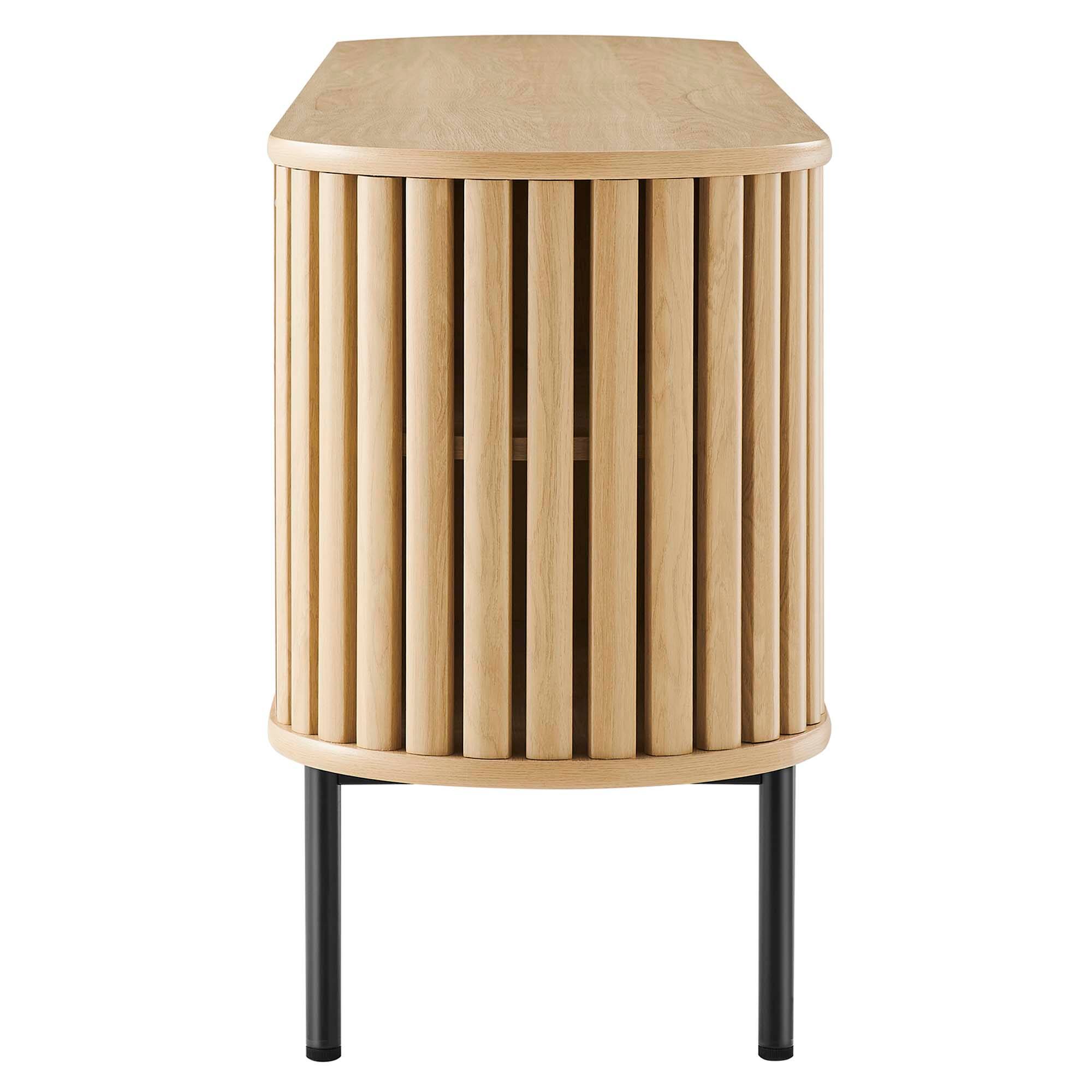 Back. Modway - Fortitude 71" TV Stand by Modway - Oak.