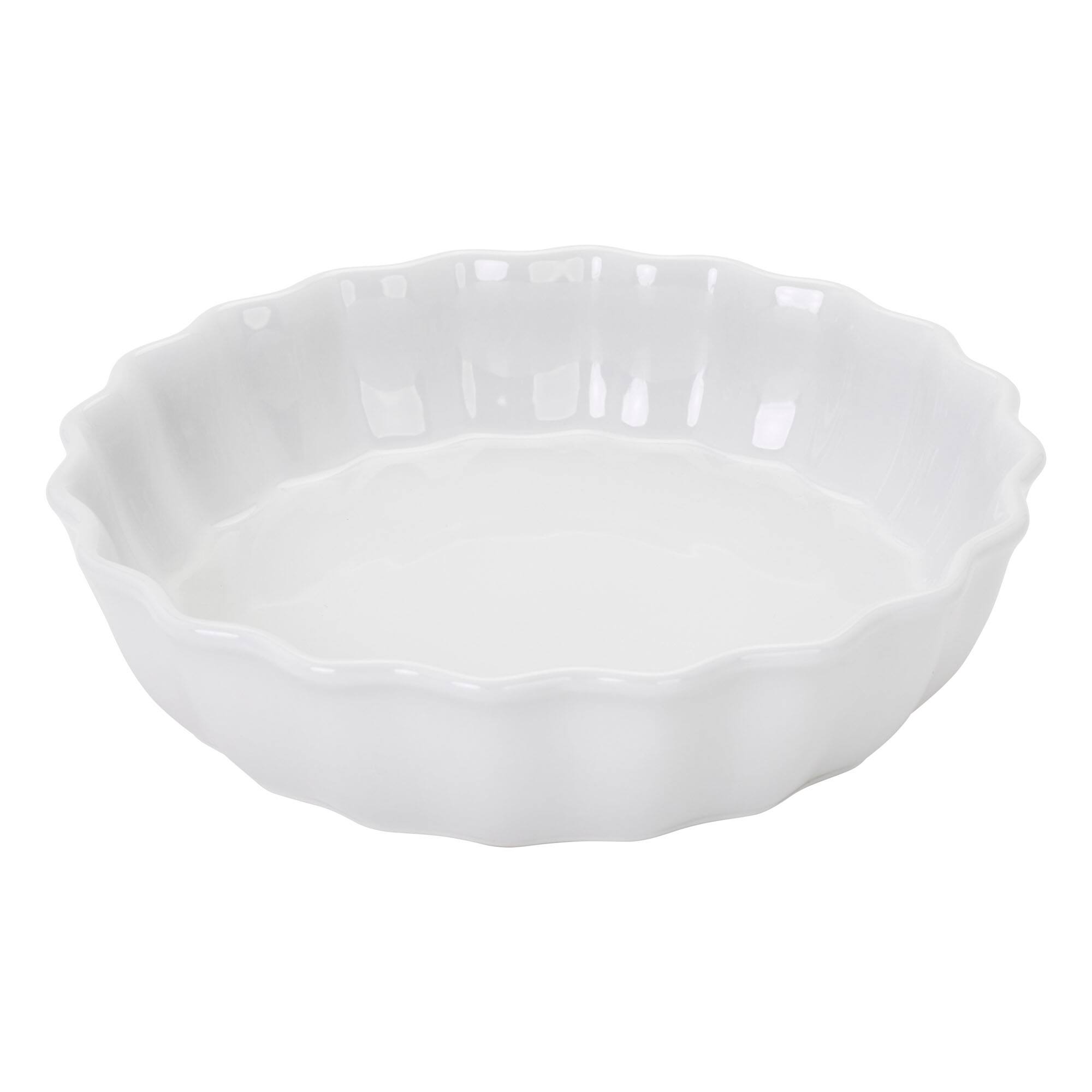 Alt View 7. Henckels - Henckels Ceramic 8-pc Mixed Bakeware & Serving Set - White - White.