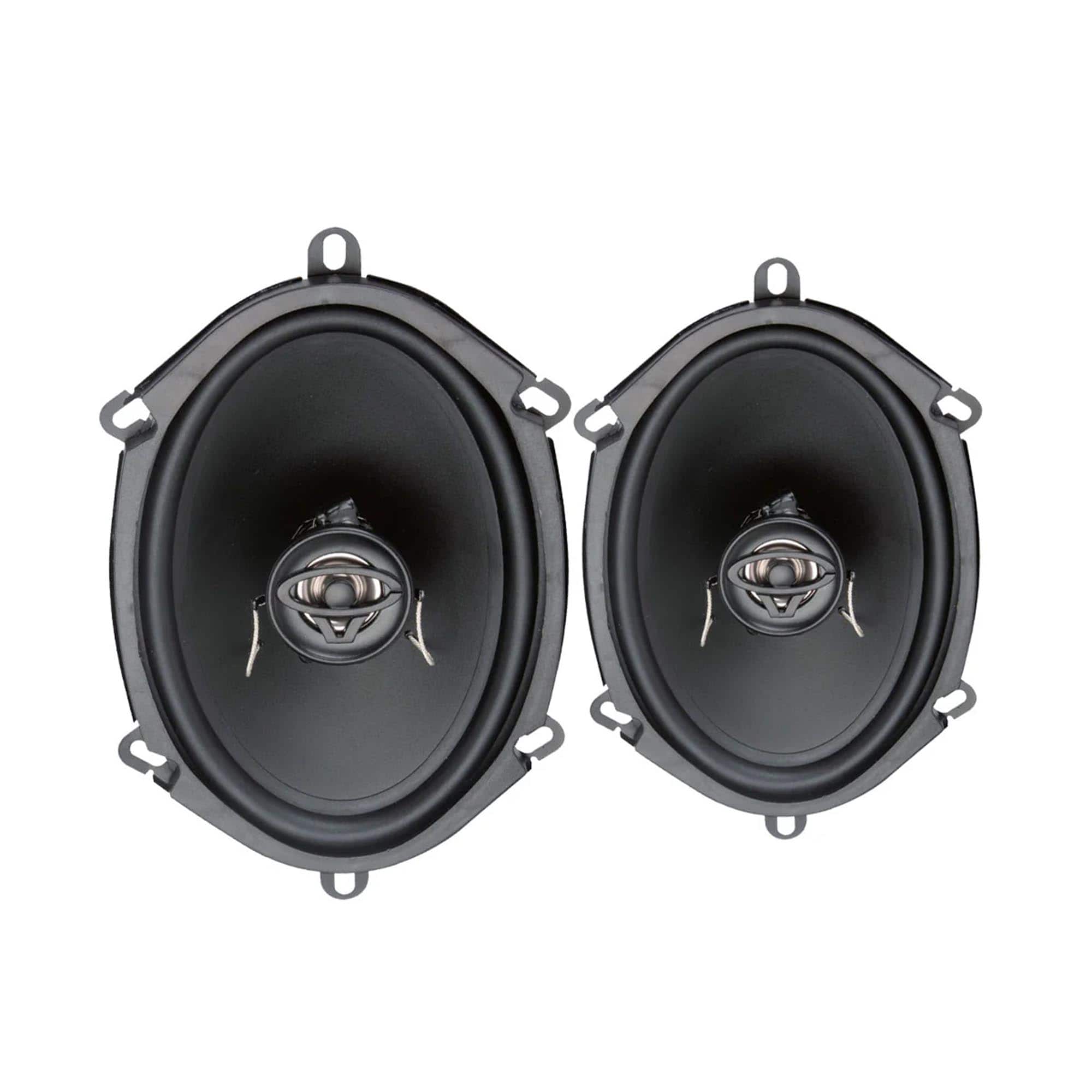 Cerwin Vega - Cerwin-Vega XED57 - XED 5"X7" 2-Way Coaxial Speaker Set - Black/Gray