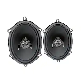 Cerwin Vega - Cerwin-Vega XED57 - XED 5"X7" 2-Way Coaxial Speaker Set - Black/Gray