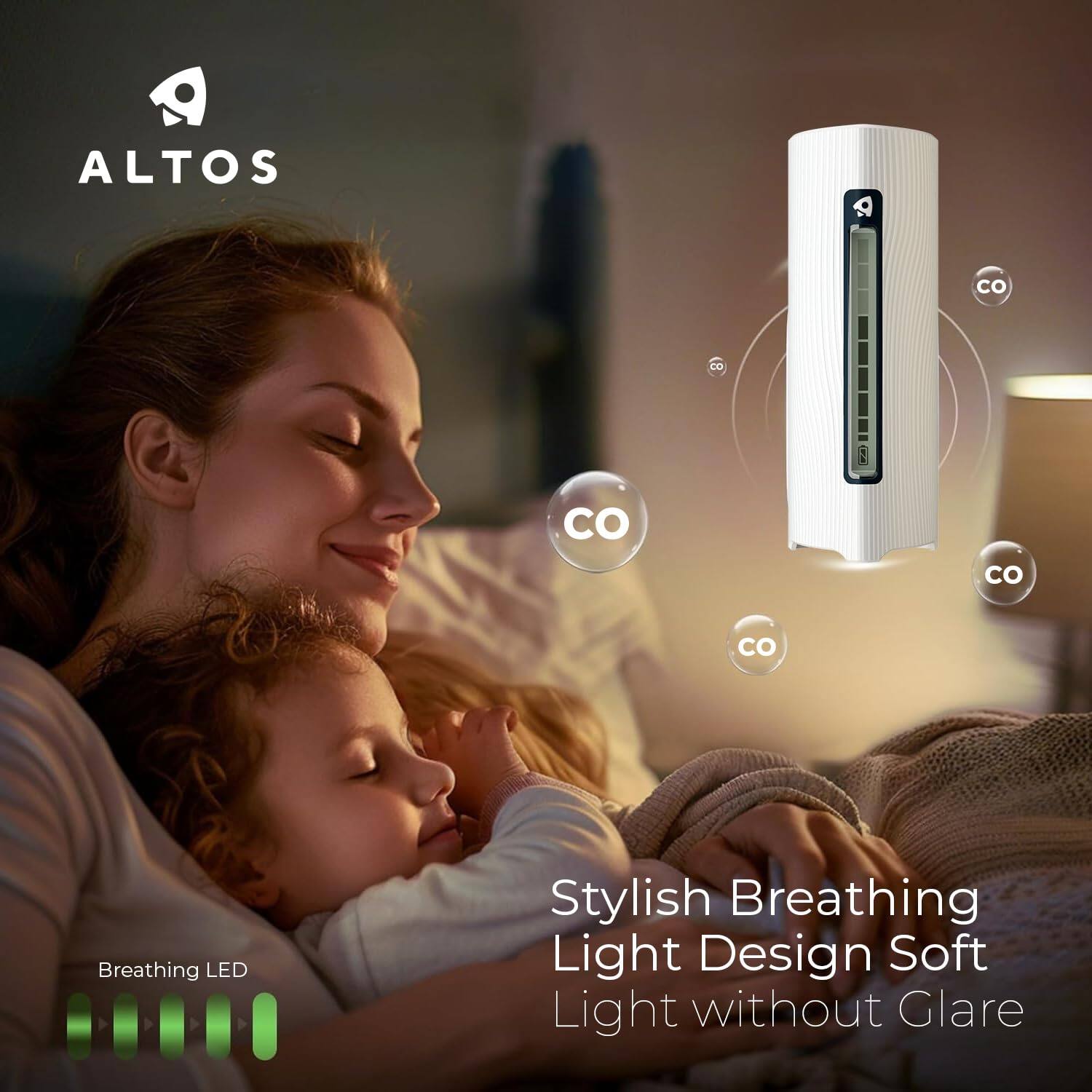 ALTOS

Breathing LED

Stylish Breathing Light Design Soft Light without Glare