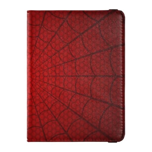 Vulpecula Spade - Spider Passport Holder with Vaccine Card Slot RFID Blocking Passport and Vaccine Card Holder Combo for Women Men - Spider Web