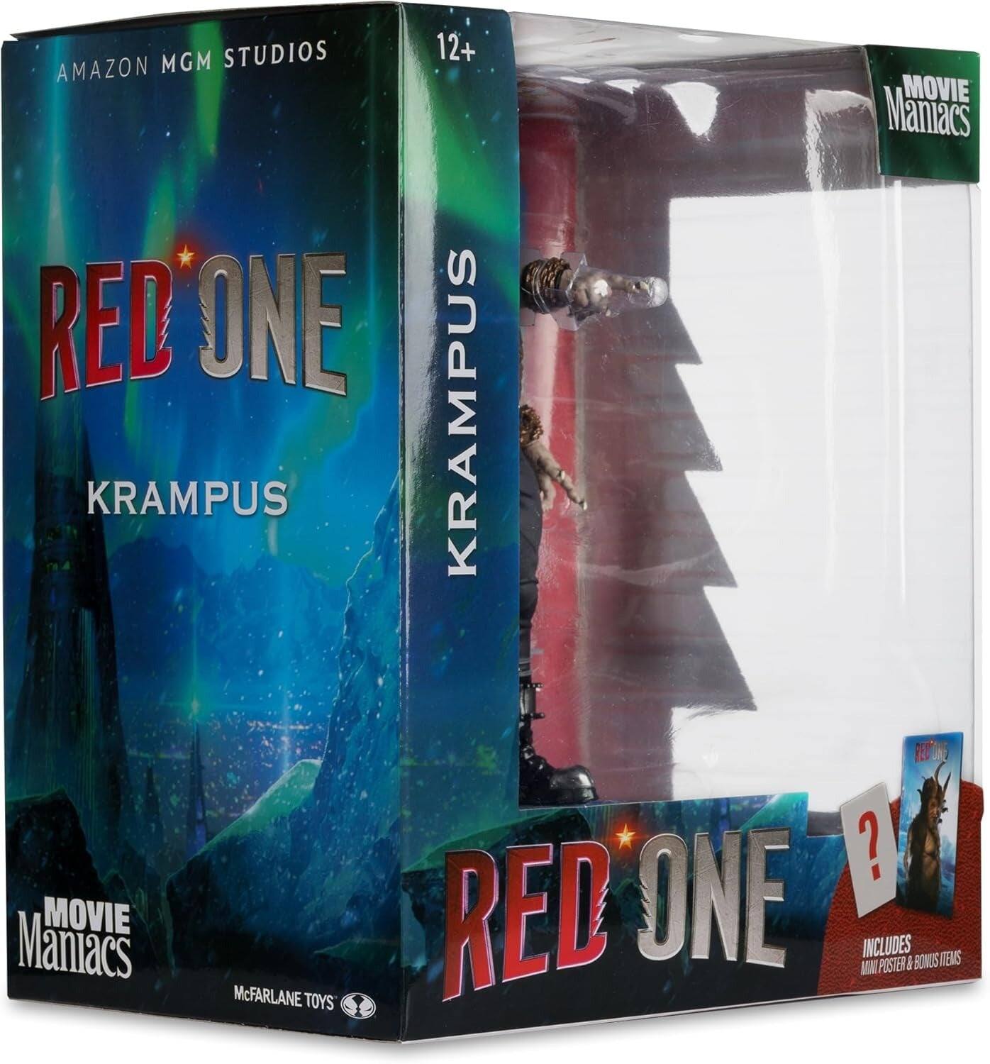 MGM STUDIOS 12+ AMAZON MOVIE Red One Krampus Krampus Rectuine? Maniacs MOVIE Red One MN Includes Poster & Bonus Items McFarlane Toys