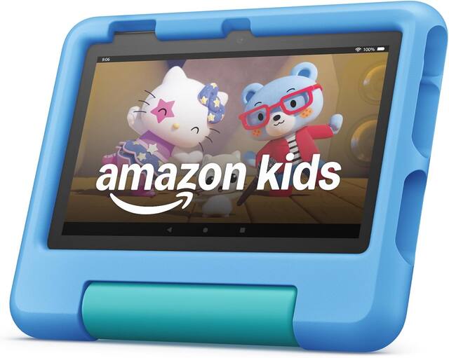 Fire 7 Kids - 7" Tablet (2023) 16GB with Amazon Kids+ (6 Month Subscription) - Blue