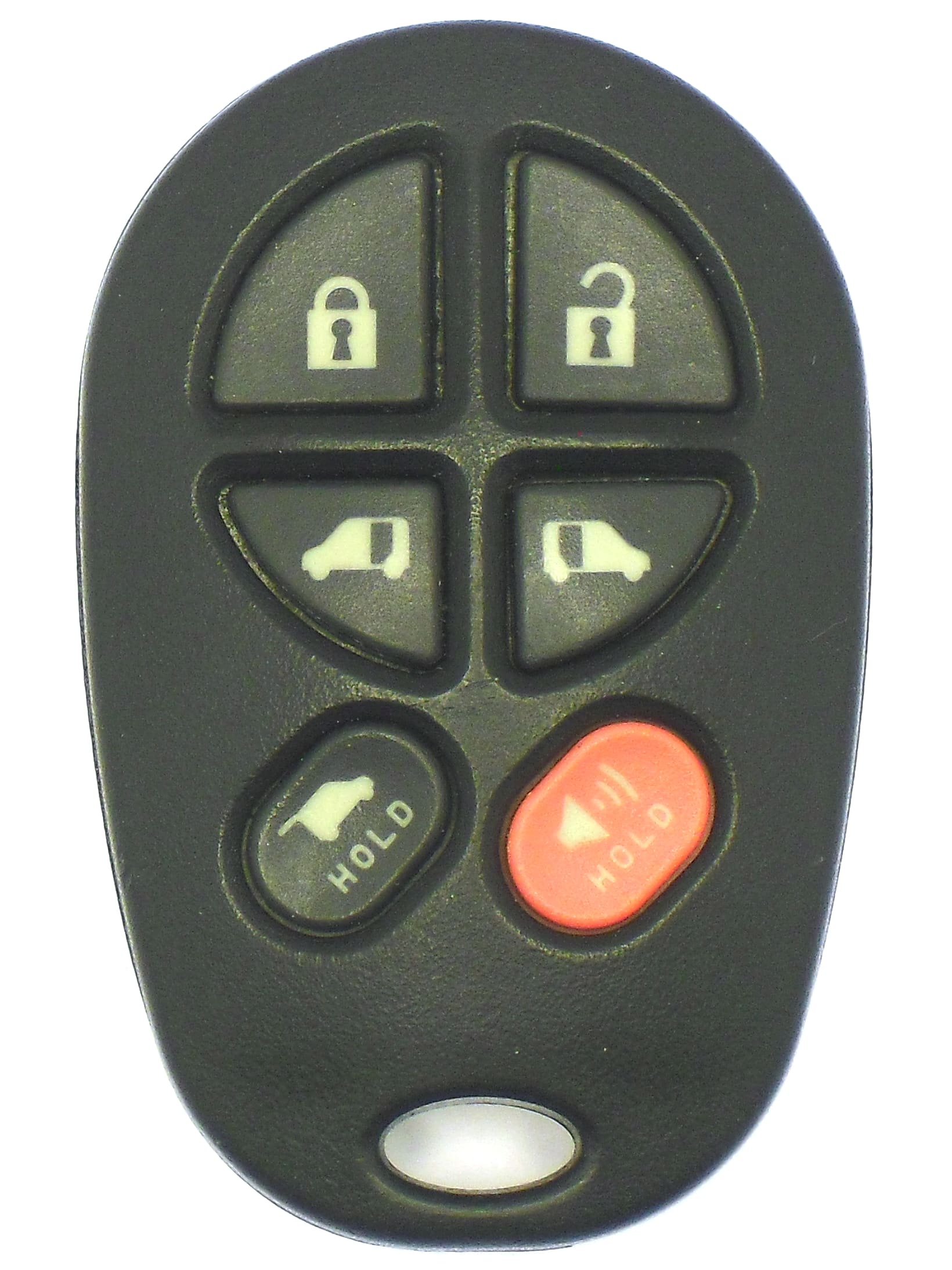 Car Keys Express - Toyota Keyless Entry Remote - 6 Buttons (Lock, Unlock, Dual Sliding Doors, Hatch, and Panic) - Black
