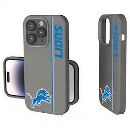 Keyscaper - NFL - Detroit Lions iPhone Soft Touch Case - 15 - Gray