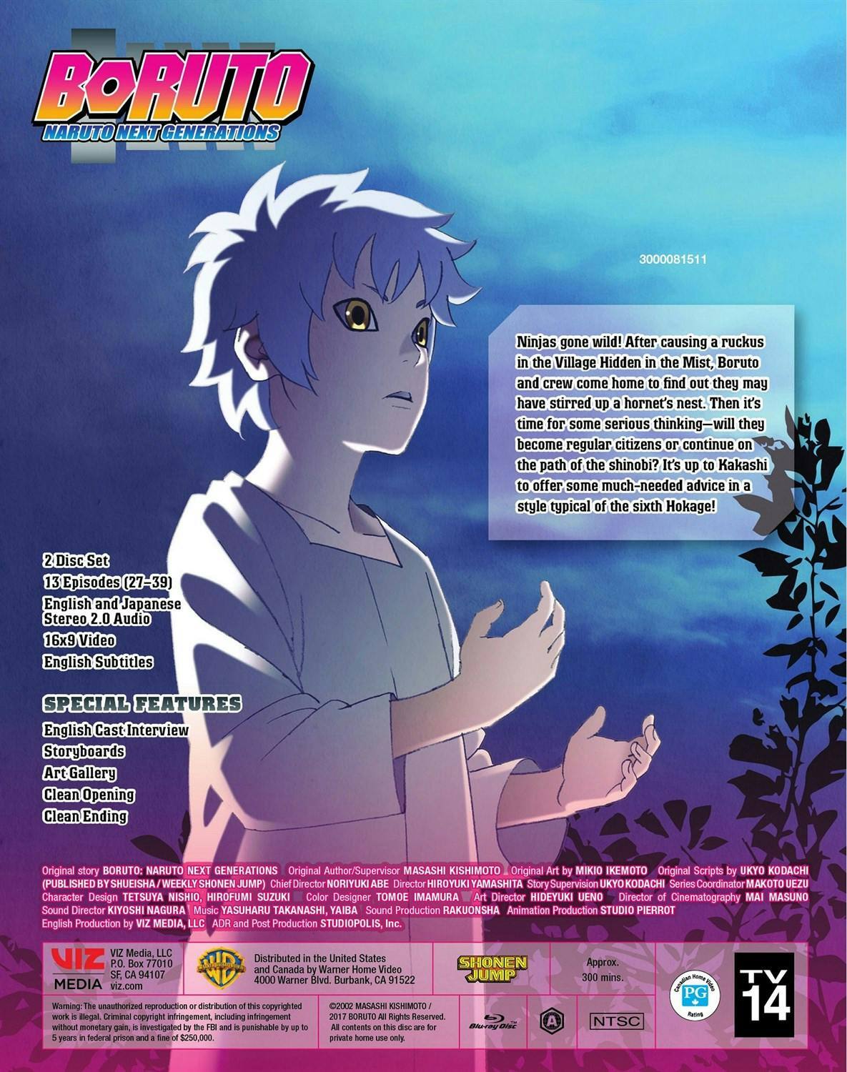 Back. Boruto: Naruto Next Generation Set 3 [Blu-ray].