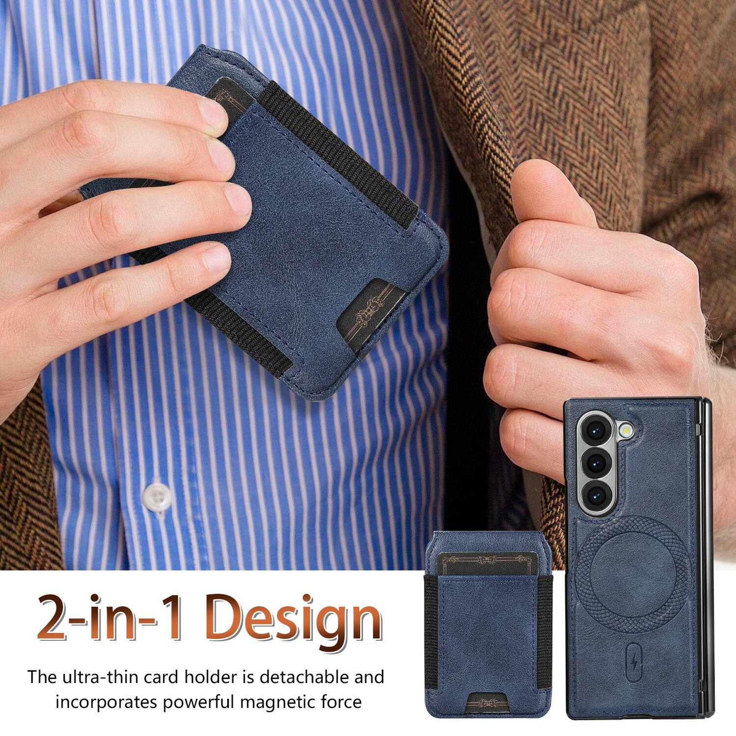 2-in-1 Design

The ultra-thin card holder is detachable and incorporates powerful magnetic force
