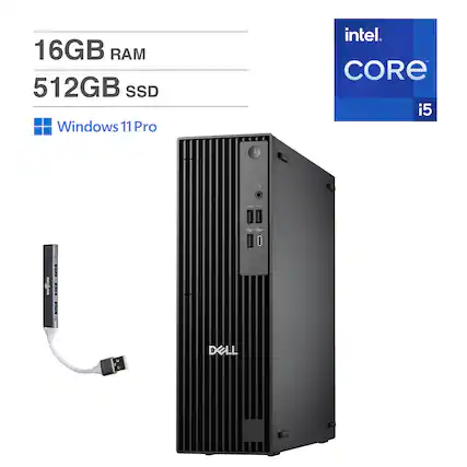 16GB RAM
512GB SSD
Windows 11 Pro
Intel Core i5
DELL