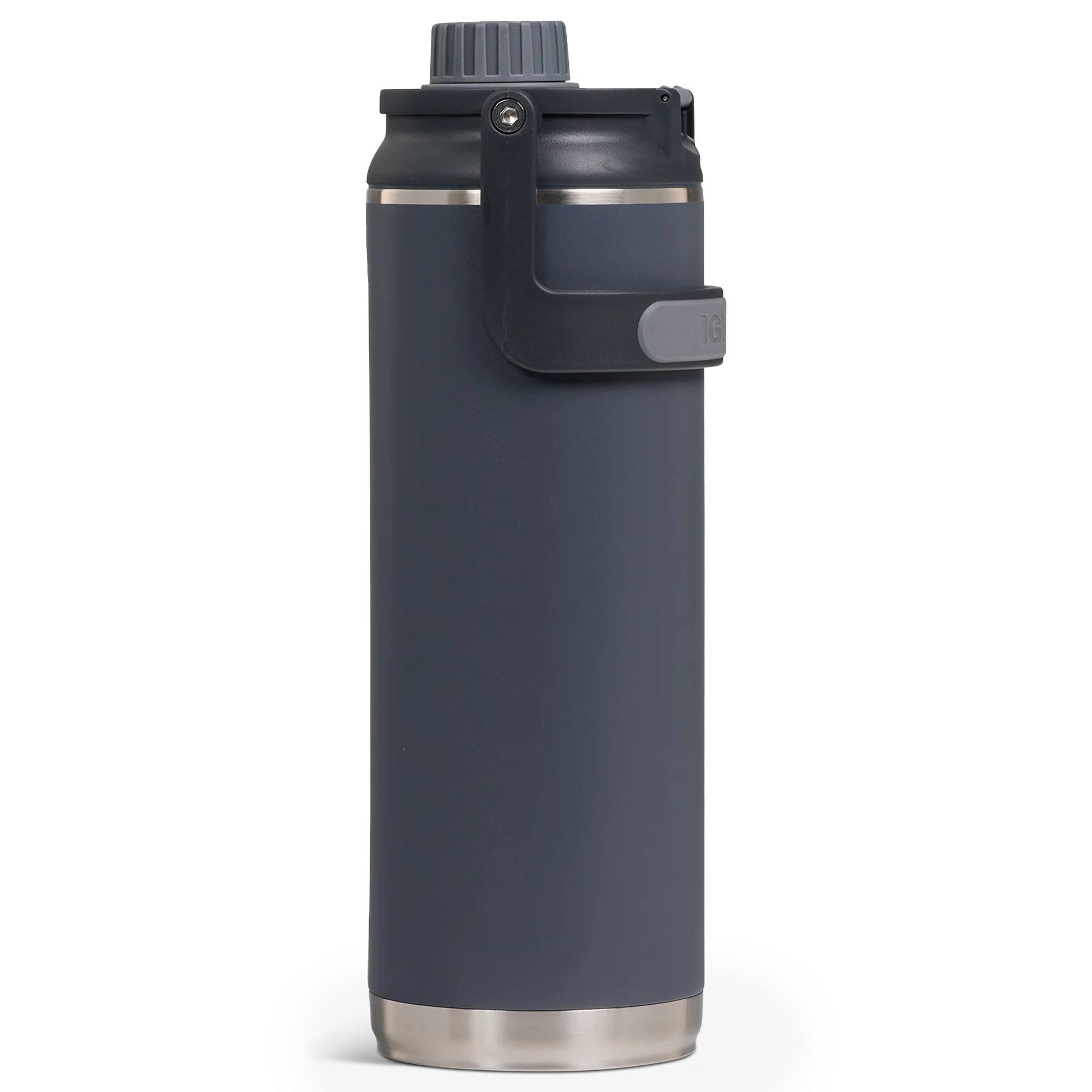 Alt View 3. Igloo - IGLOO 46 oz. Twist ‘n’ Chug Stainless Steel Bottle, Carbonite - Carbonite.