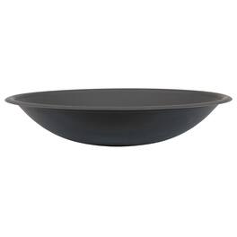 Sunnydaze - 23 in Classic Elegance Steel Replacement Fire Pit Bowl - Black