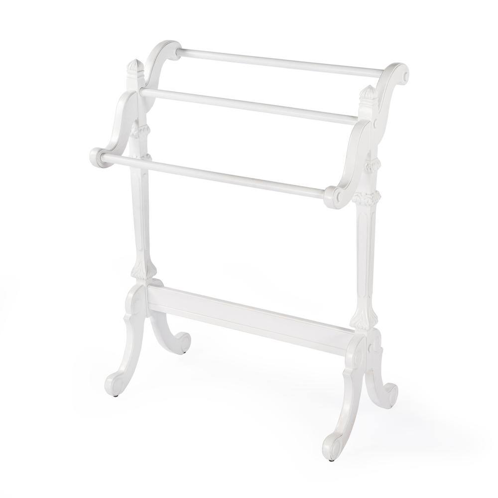 Alt View 4. Butler Specialty - Newhouse Blanket Stand - White.