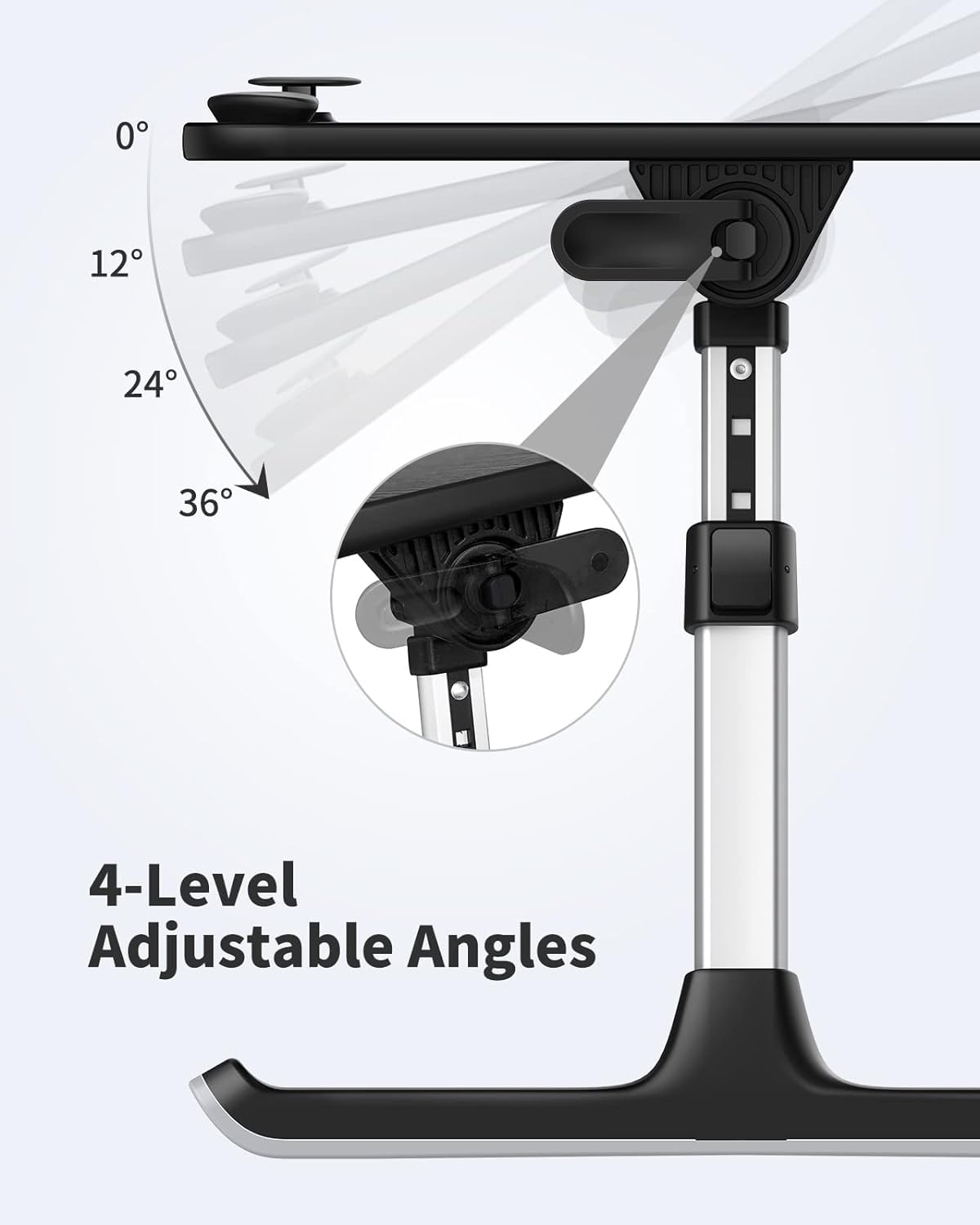 0° 12° 24° 36°

4-Level Adjustable Angles