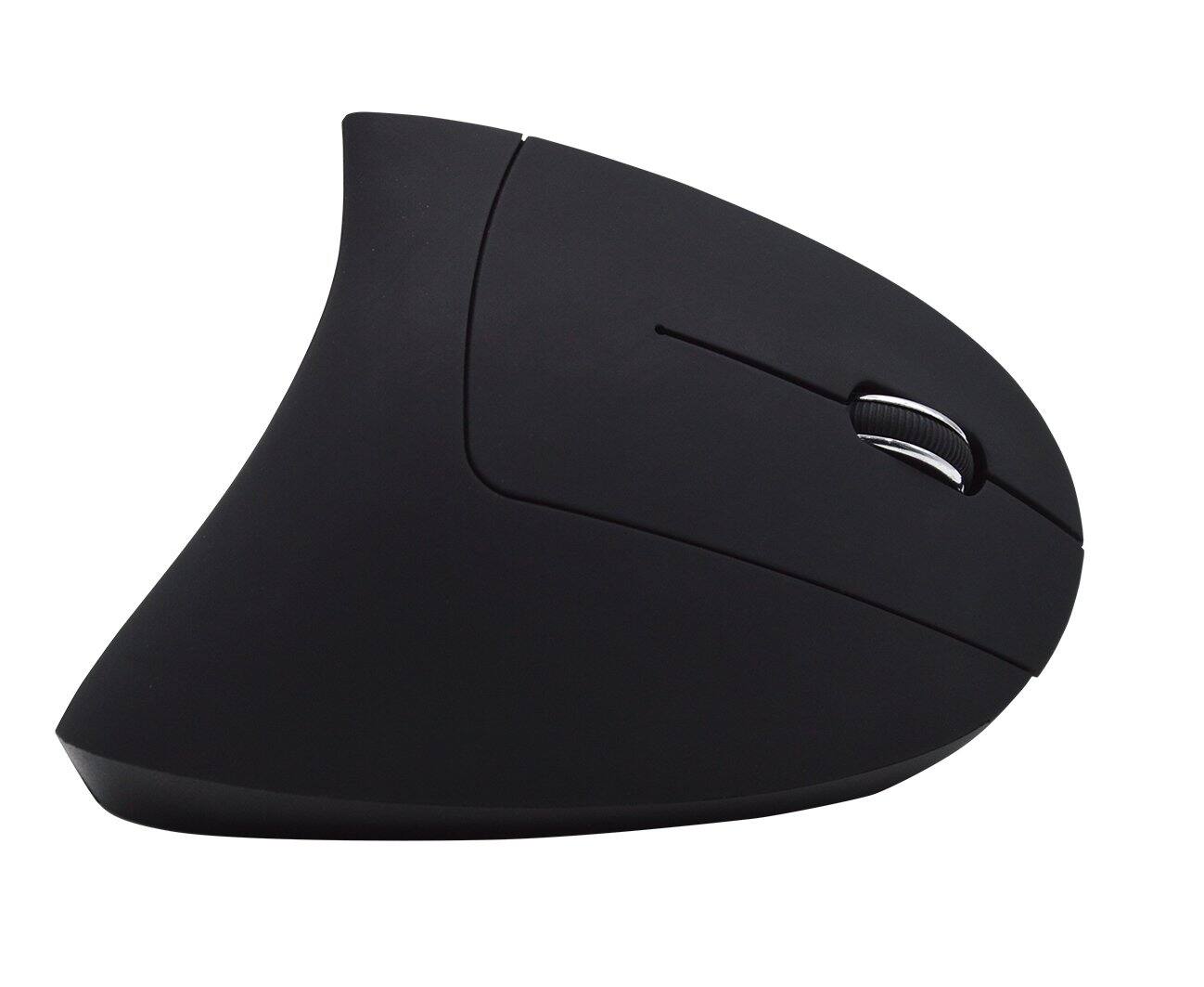 Angle. iMicro - MO-WVEO01 2.4GHz Wireless Vertical Ergonomic Optical Mouse - Black.