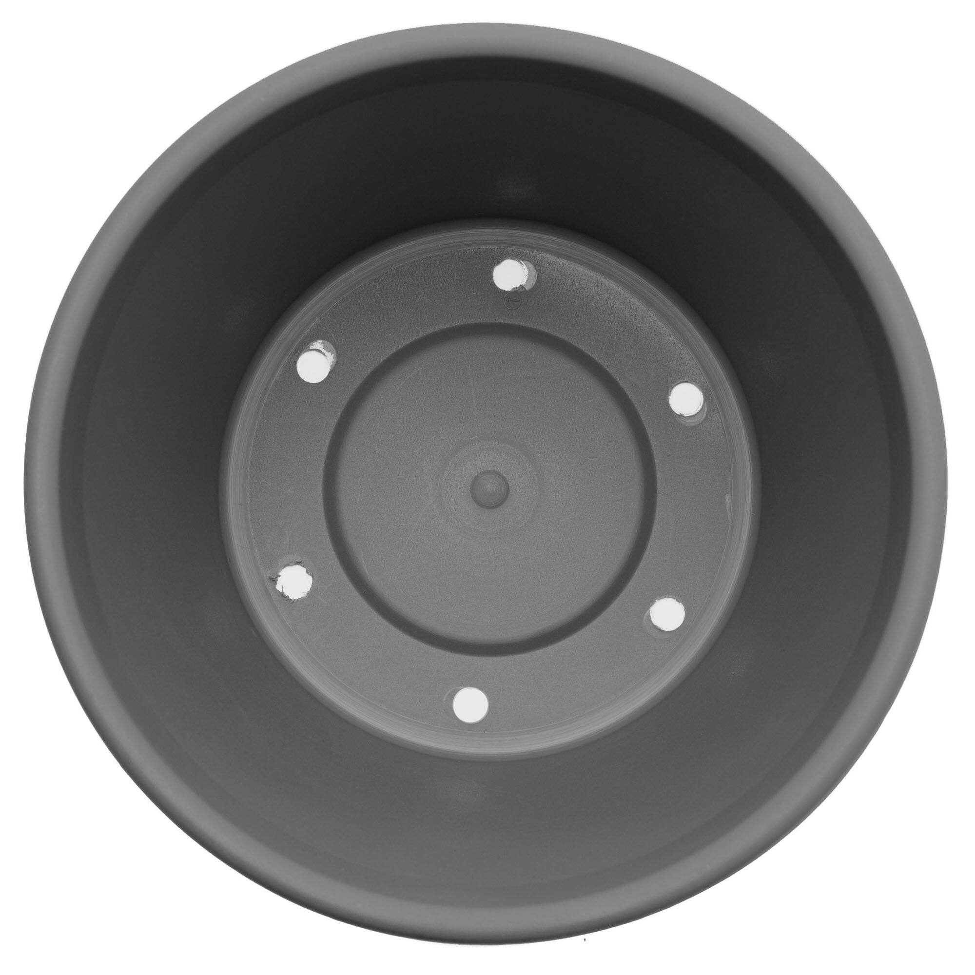 Alt View 3. Bloem - Charcoal 24" - Terra Pot Planter.