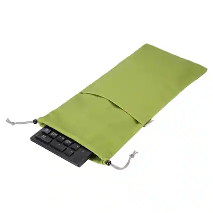 Front. Unique Bargains - 1pc Keyboard Sleeve Cover for 108 Keys, 16.9"x7.1" Portable Dustproof Waterproof Case for Wireless Mechanical Keyboard - Green.