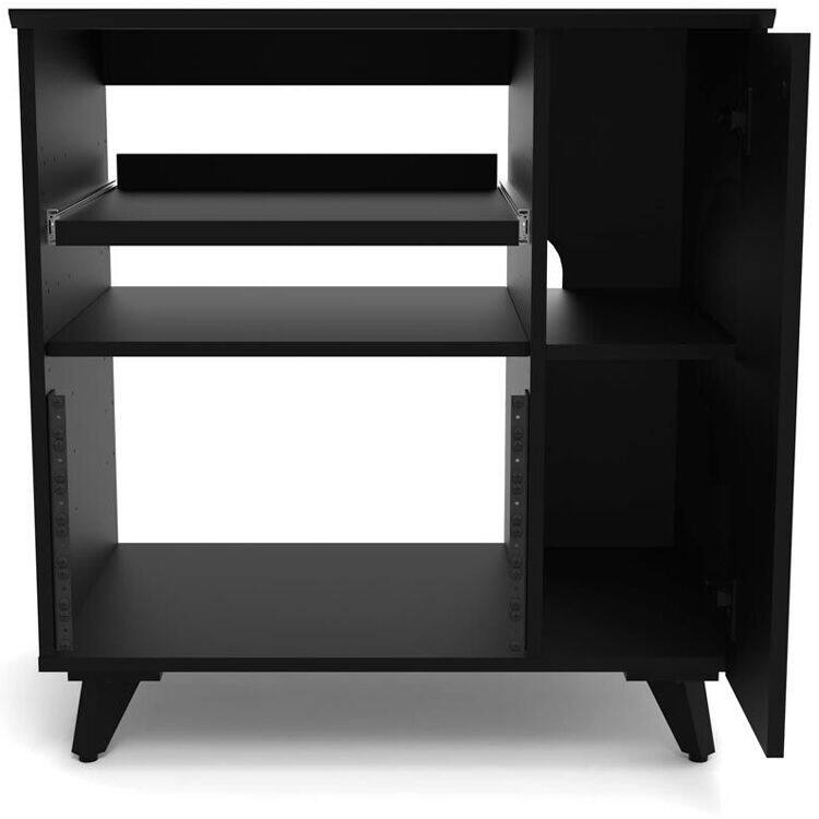 Angle. Glorious - GLORIOUS Modular Side Rack (Black) - Black.
