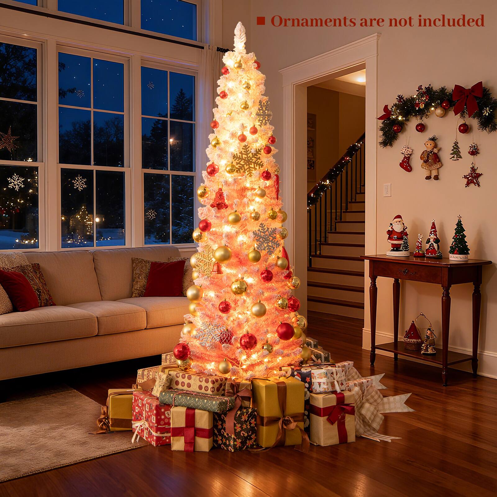 Ornaments are not included