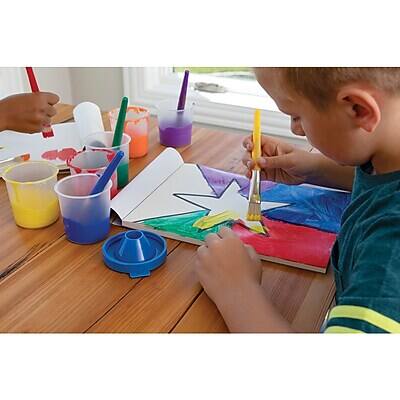 Alt View 4. Prang - Prang Ready-To-Use Washable Tempera Paint, Assorted Colors, 16 oz., 12/Carton (21696) - Assorted Colors.