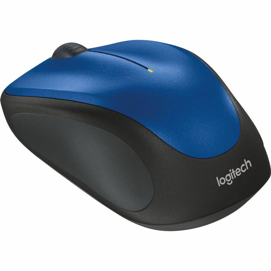 Alt View 1. Logitech - Logitech M317 Wireless Mouse - Optical - Wireless - Radio Frequency - 2.40 GHz - Blue, Black - USB - 1000 dpi - Scroll W - Blue,Black.