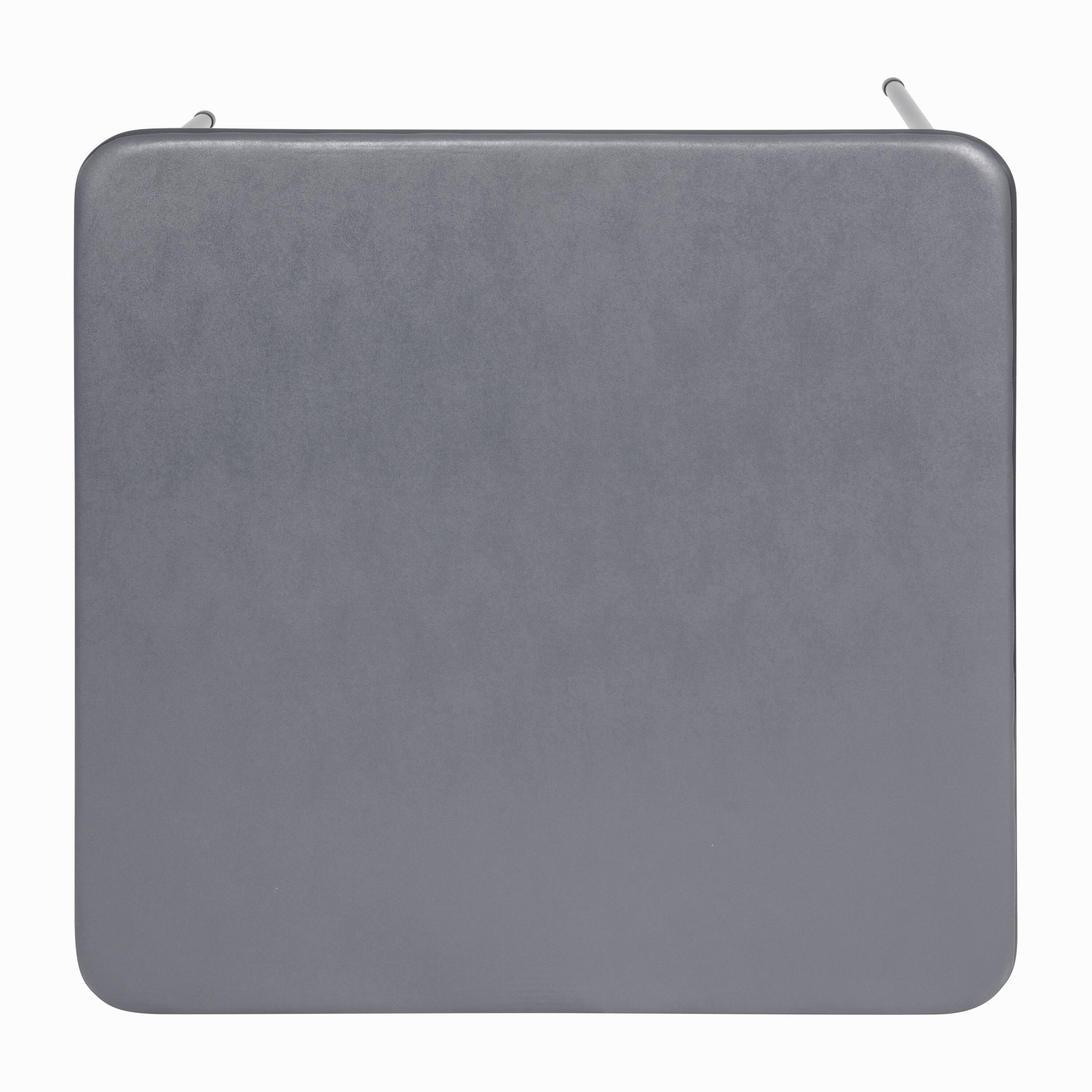 Alt View 9. Emma + Oliver - 5 Piece Folding Card Table and Chair Set - Gray.