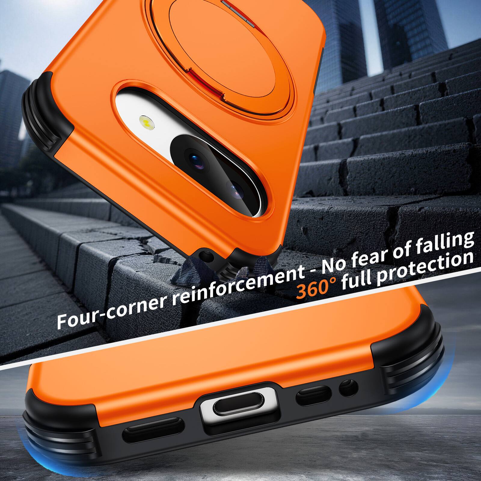 Four-corner reinforcement - No fear of falling 360° full protection