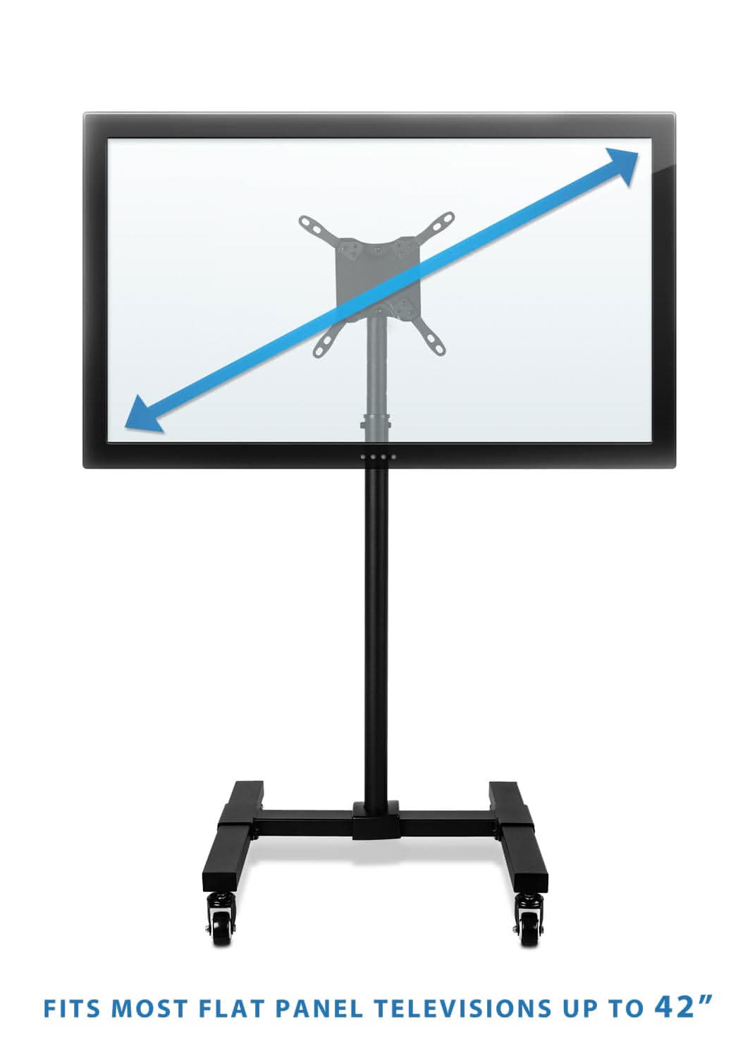 FITS MOST FLAT PANEL TELEVISIONS UP TO 42"