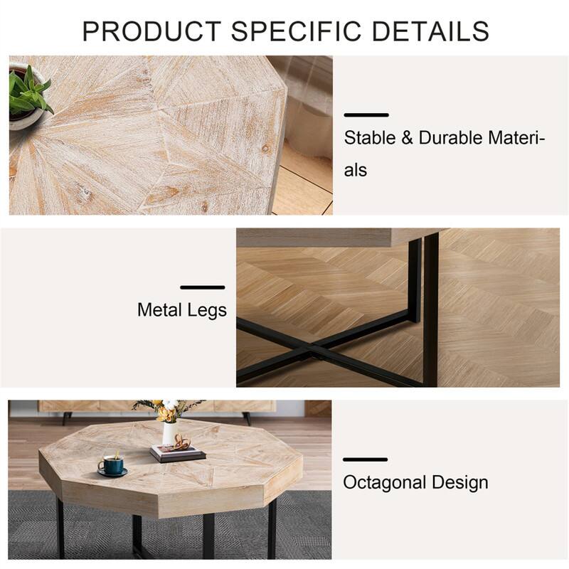 PRODUCT SPECIFIC DETAILS

- Stable & Durable Materials
- Metal Legs
- Octagonal Design